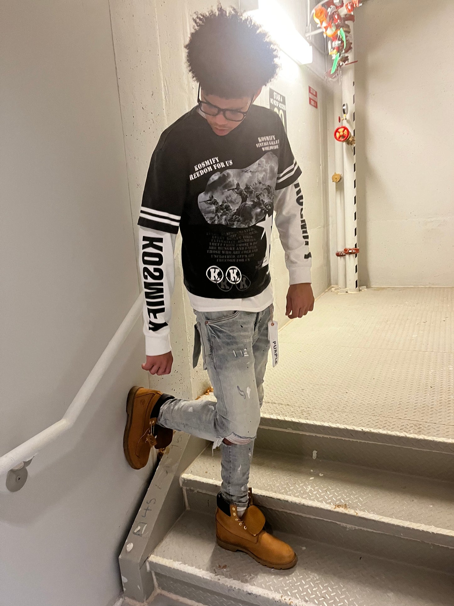 “K1” (double layered) long sleeve