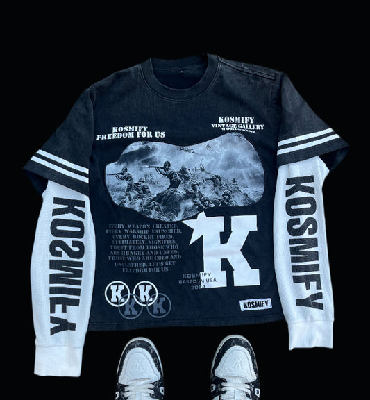 “K1” (double layered) long sleeve